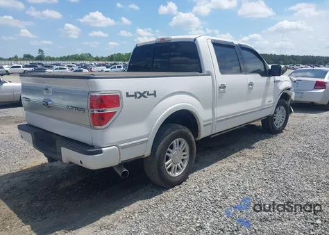 2013 Ford F-150 Platinum из США, поврежденный, VIN 1FTFW1ETXDFA11687